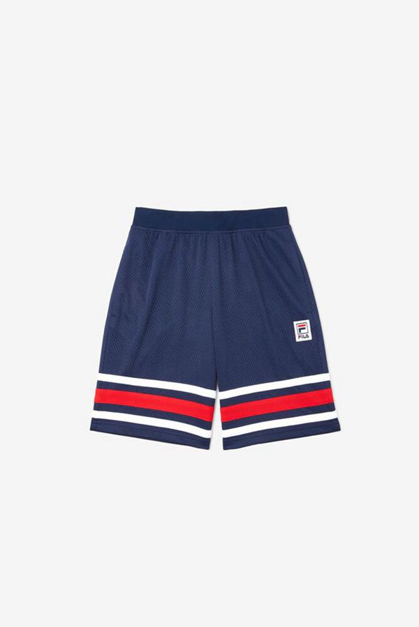 Fila Mesh Athletic Boy's Shorts - Navy,NZ 217-45829